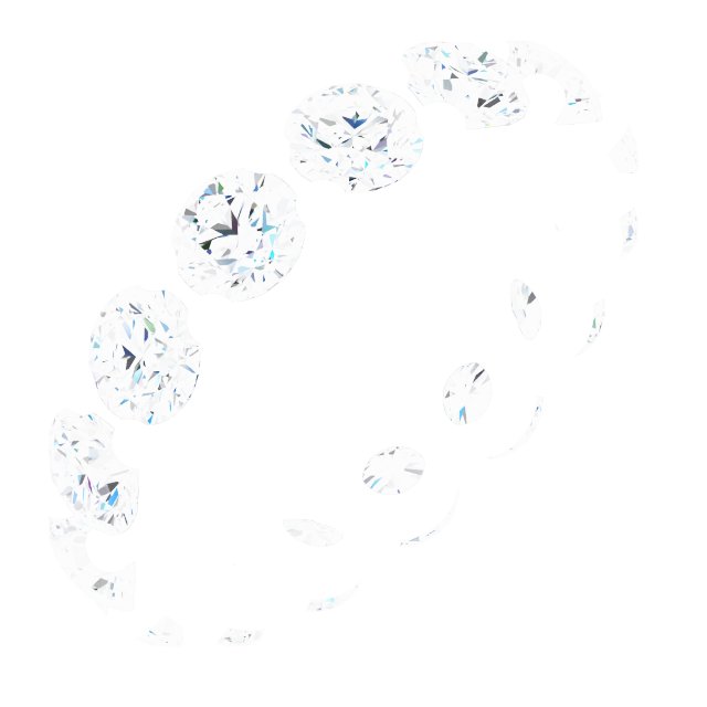 Shared-Prong Eternity Band