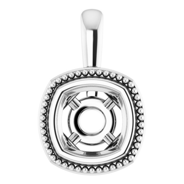 Bezel-Set Solitaire Pendant