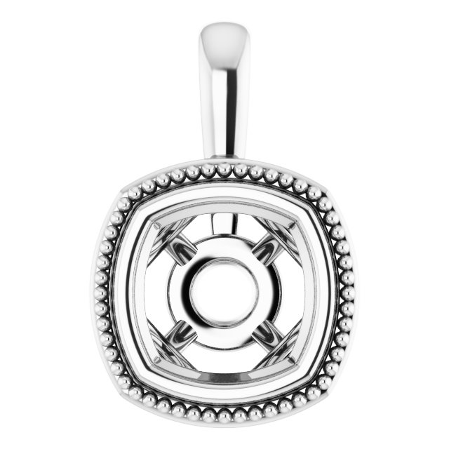 Bezel-Set Solitaire Pendant