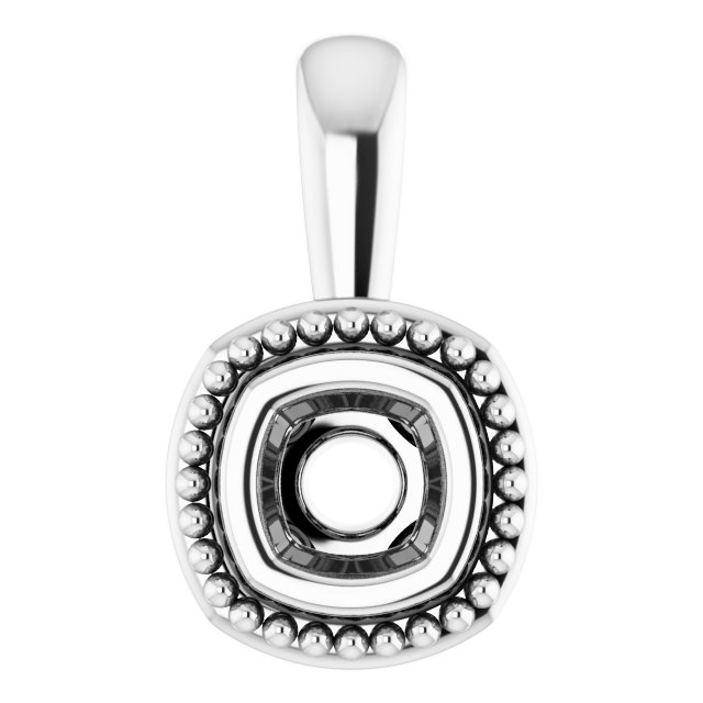 Bezel-Set Solitaire Pendant