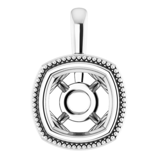 Bezel-Set Solitaire Pendant