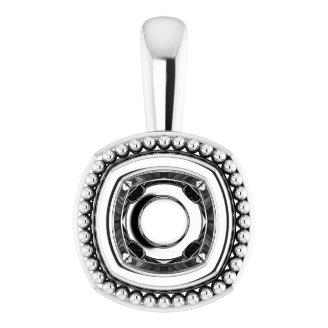 Bezel-Set Solitaire Pendant