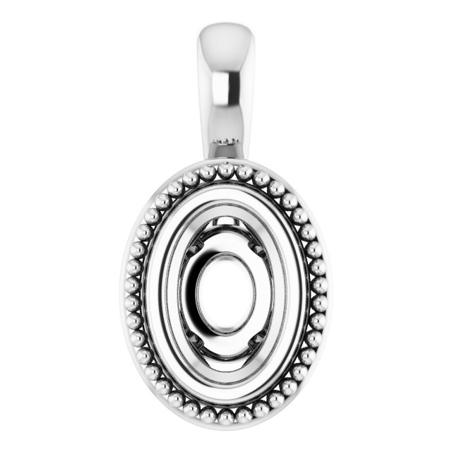 Bezel-Set Solitaire Pendant