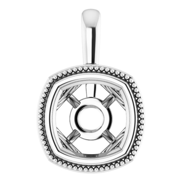 Bezel-Set Solitaire Pendant