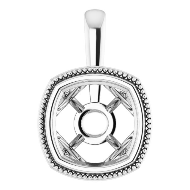 Bezel-Set Solitaire Pendant