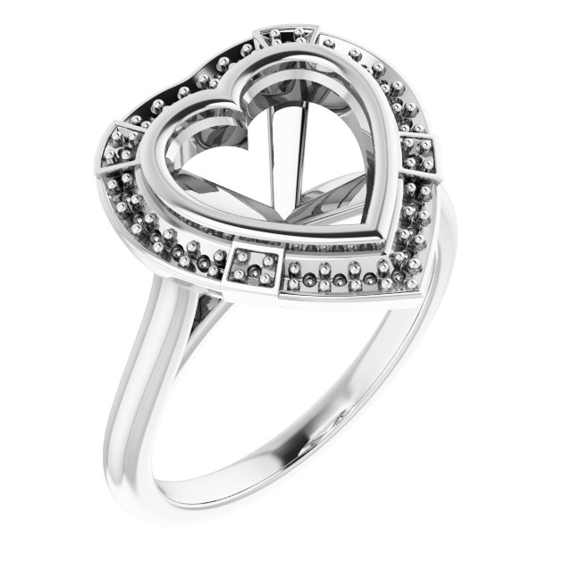 Bezel-Set Halo-Style Engagement Ring