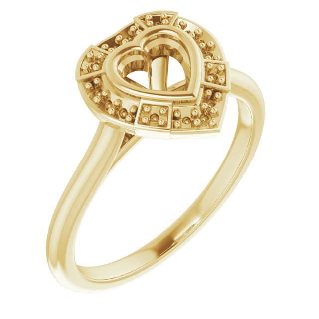 Bezel-Set Halo-Style Engagement Ring