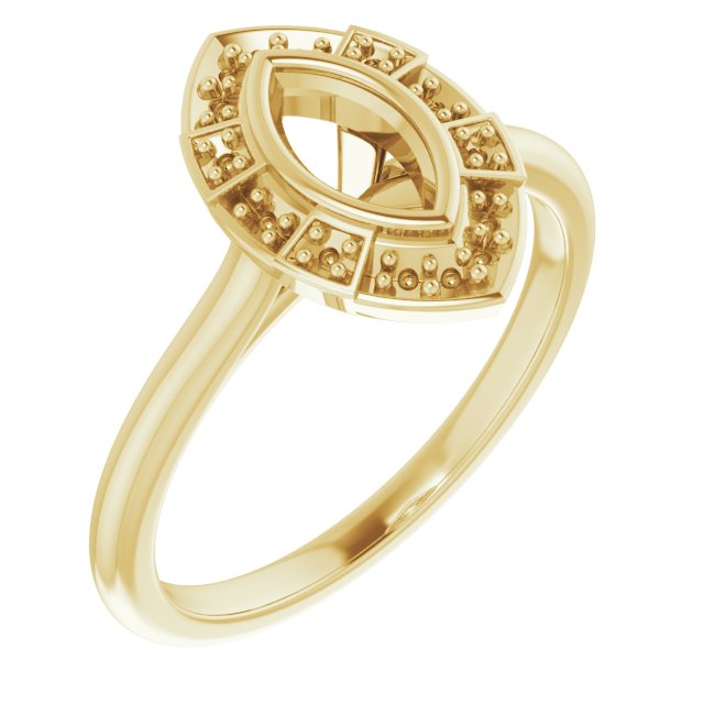 Bezel-Set Halo-Style Engagement Ring