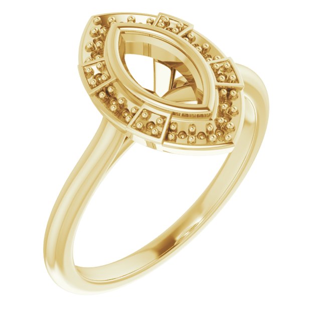 Bezel-Set Halo-Style Engagement Ring