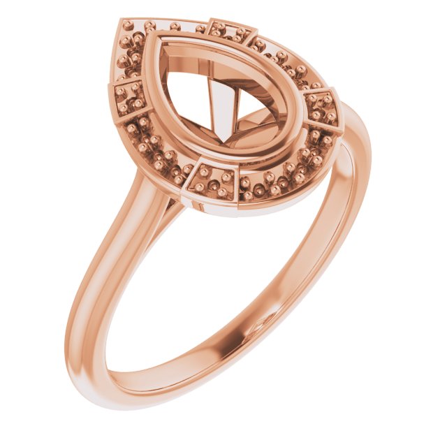 Bezel-Set Halo-Style Engagement Ring