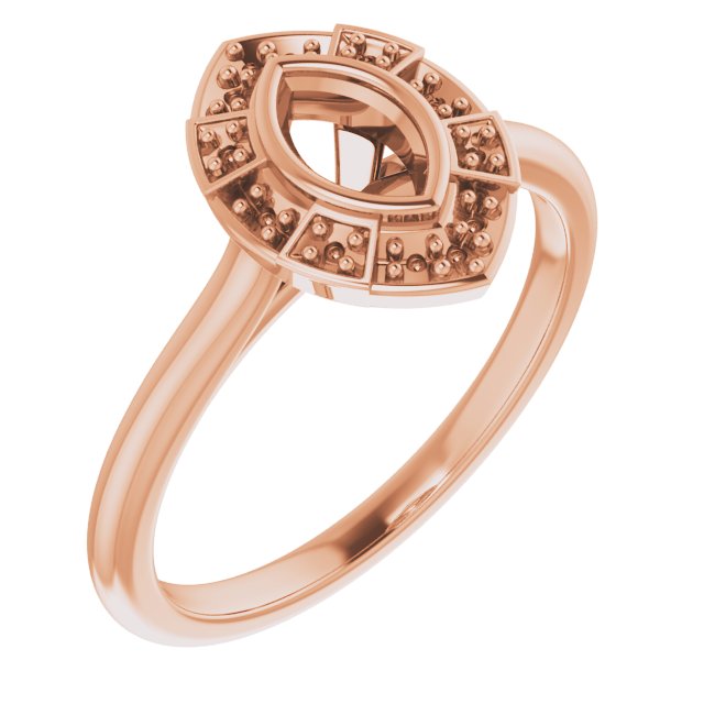 Bezel-Set Halo-Style Engagement Ring