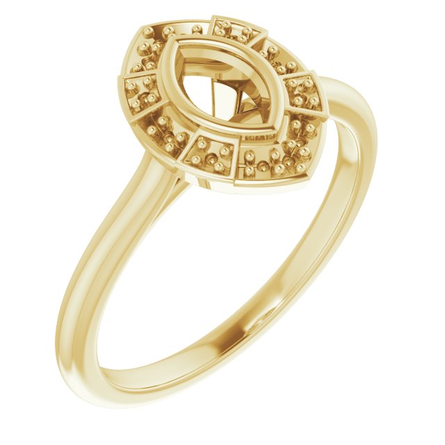 Bezel-Set Halo-Style Engagement Ring