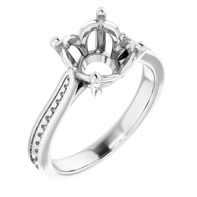 Accented Engagement Ring