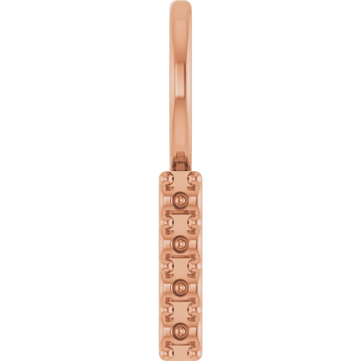 Vertical Bar Necklace or Charm/Pendant