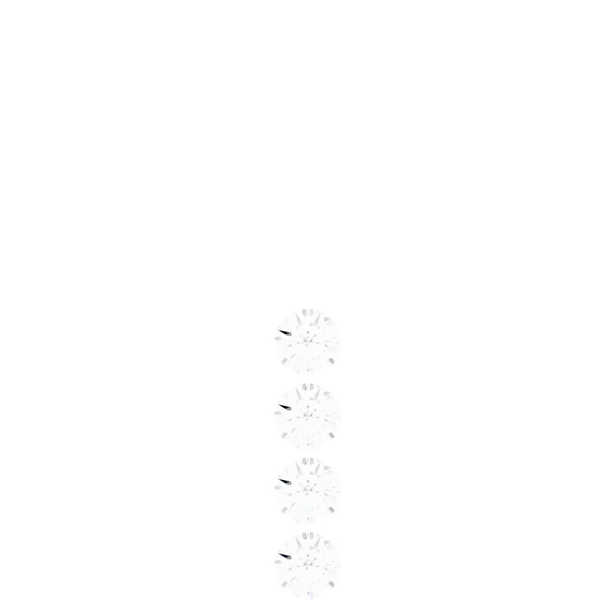 14k White Gold
