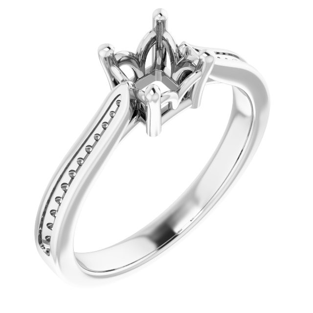 Accented Engagement Ring