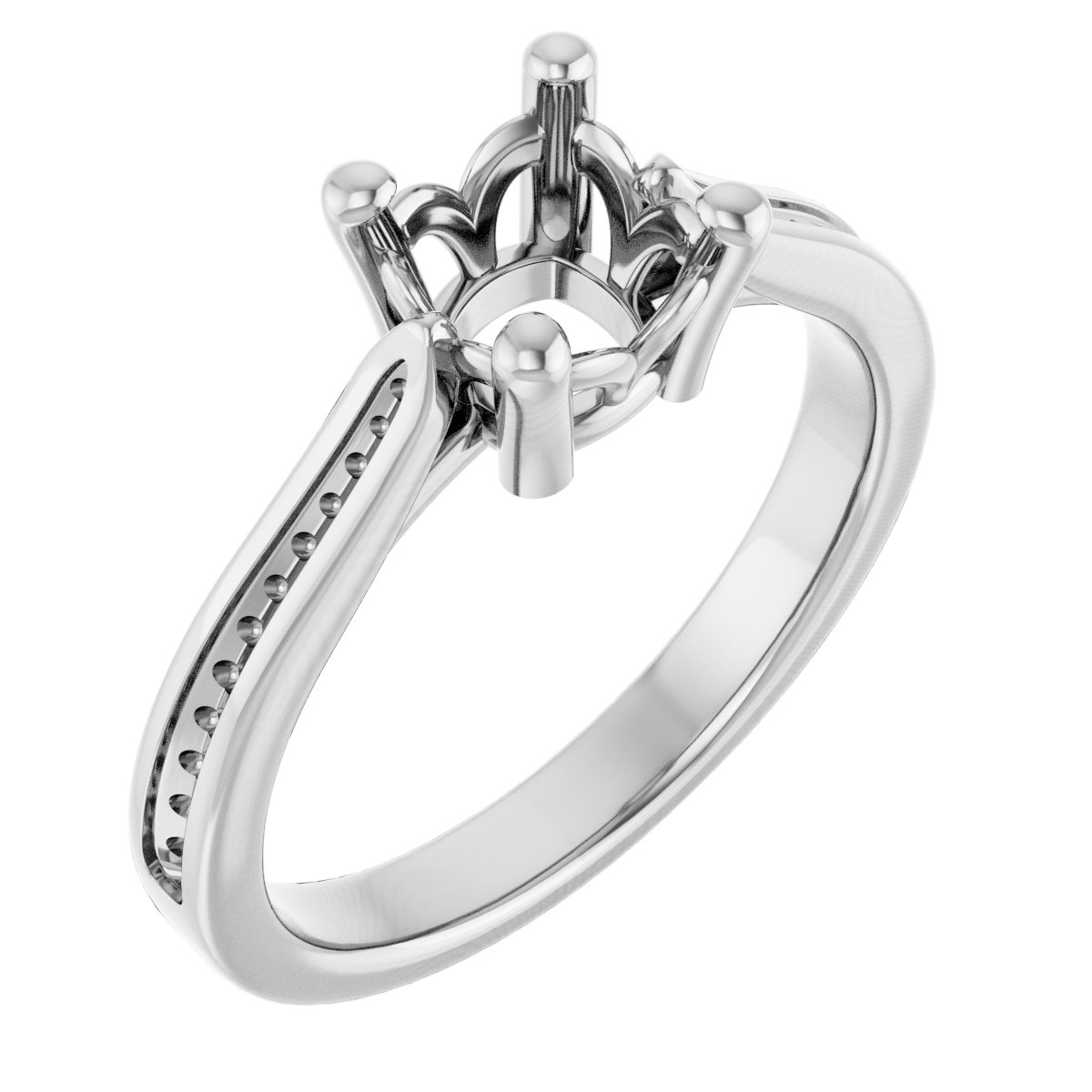 Accented Engagement Ring