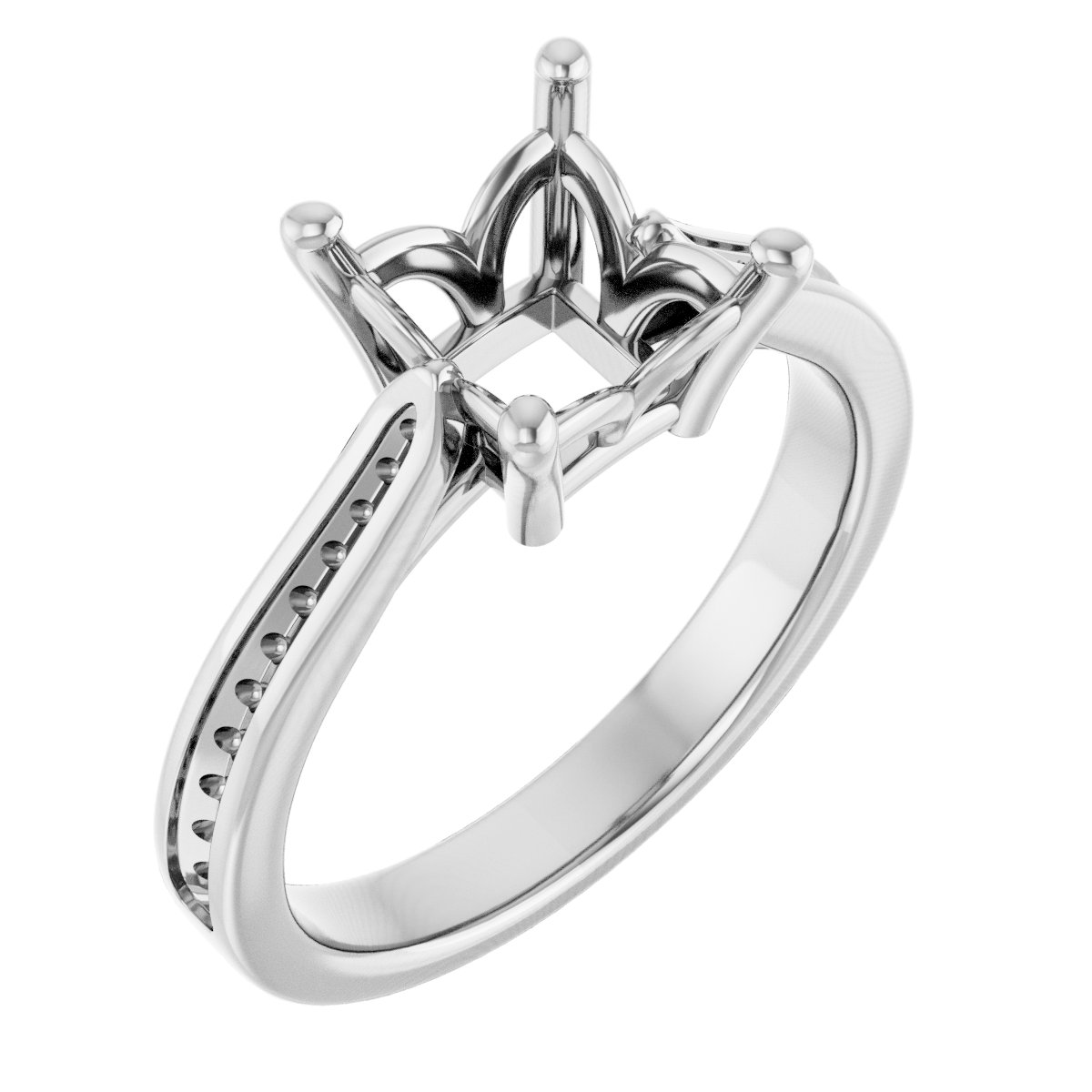 Accented Engagement Ring