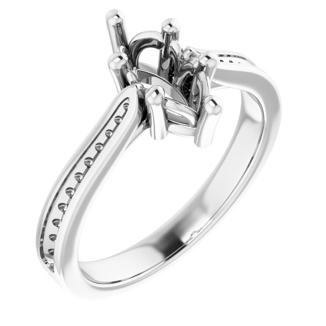 Accented Engagement Ring