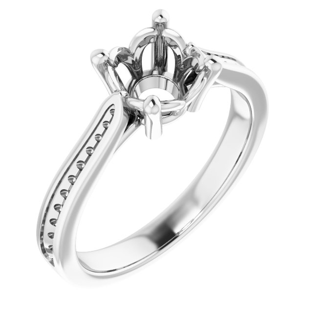Accented Engagement Ring
