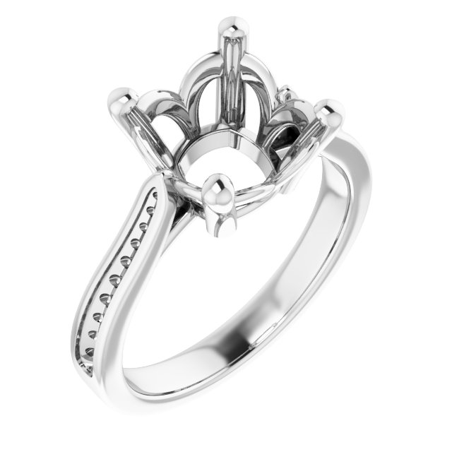 Accented Engagement Ring