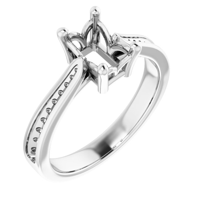 Accented Engagement Ring