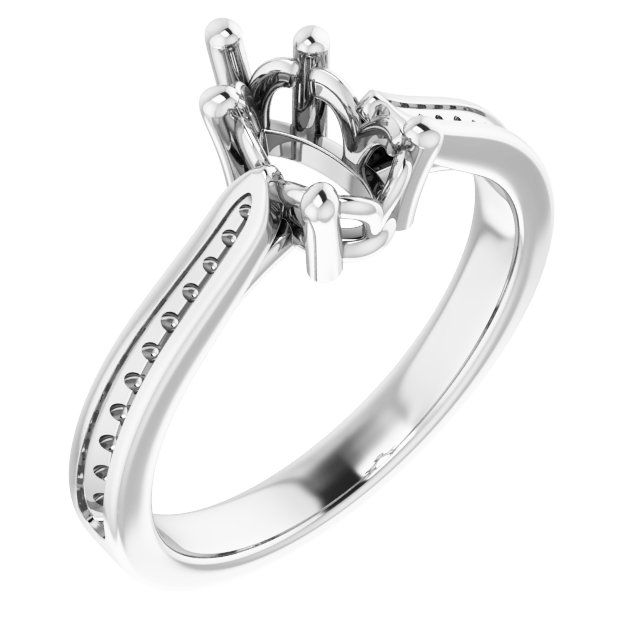 Accented Engagement Ring