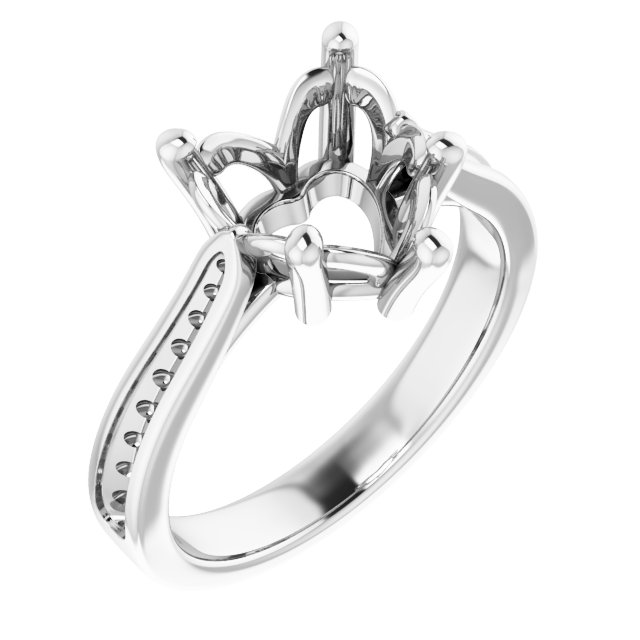 Accented Engagement Ring
