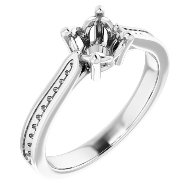 Accented Engagement Ring