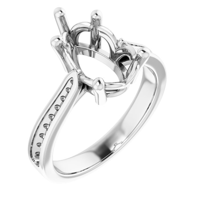 Accented Engagement Ring