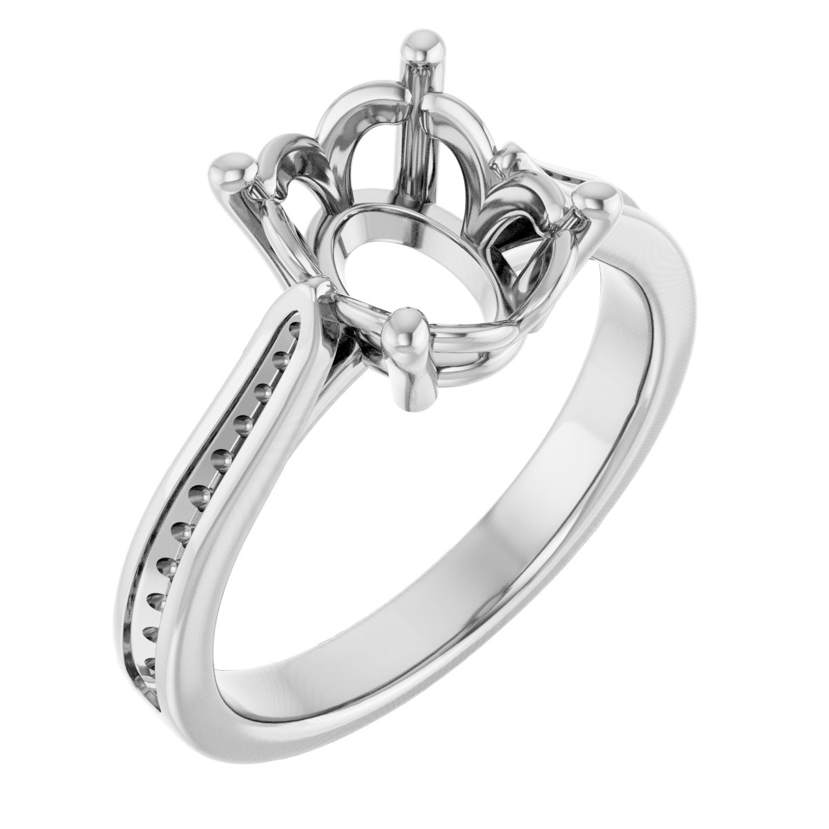 Accented Engagement Ring