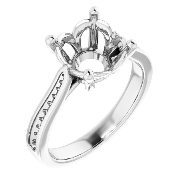 Accented Engagement Ring