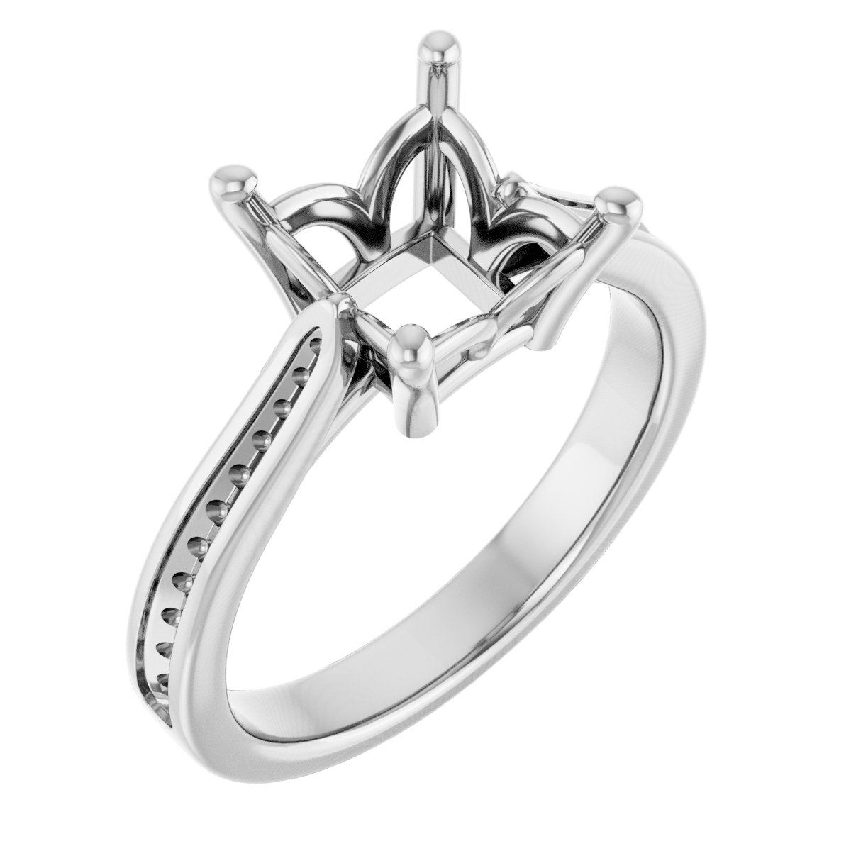 Accented Engagement Ring