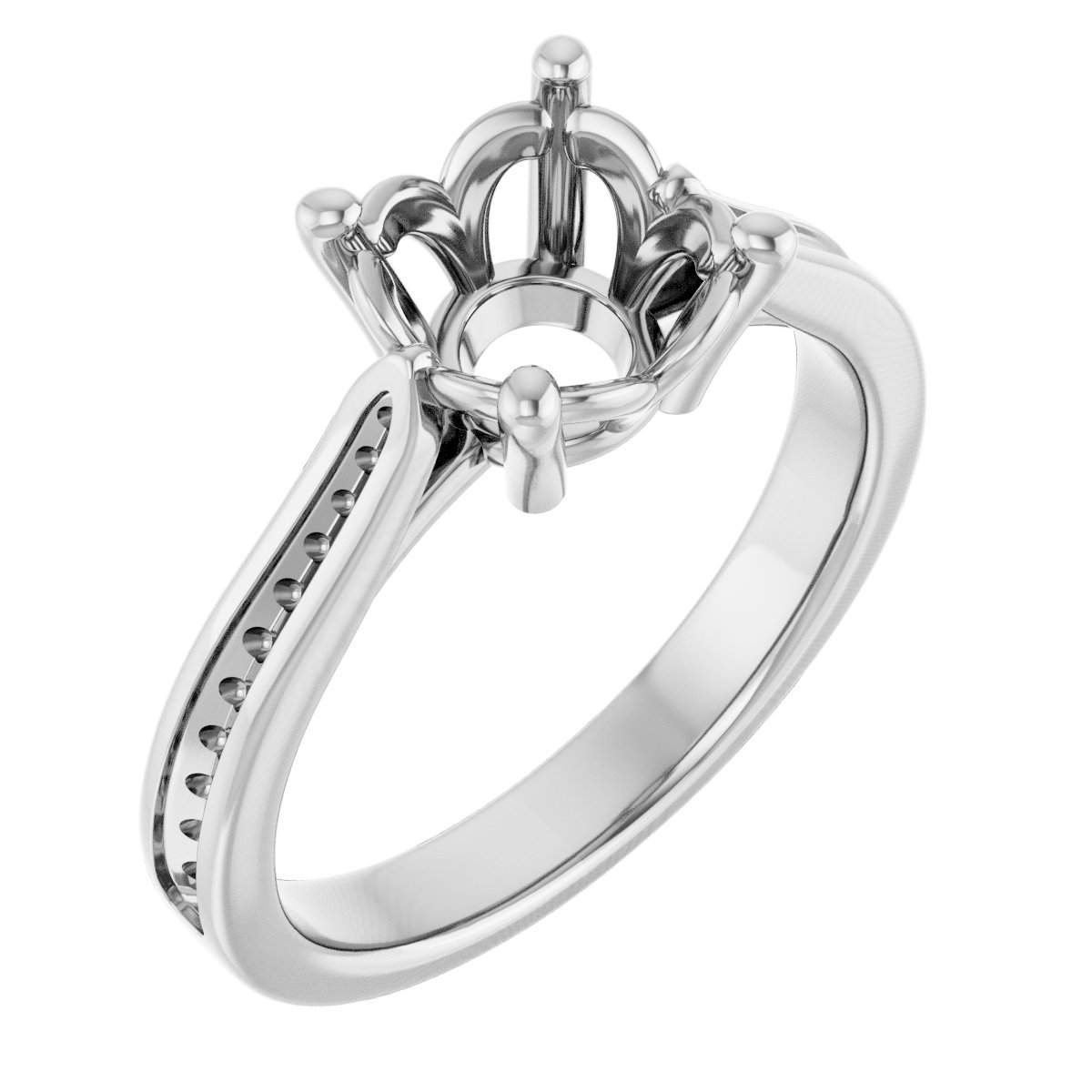 Accented Engagement Ring