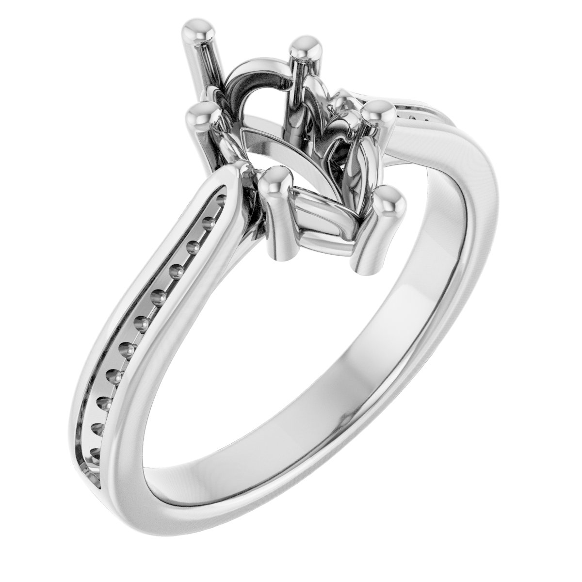 Accented Engagement Ring