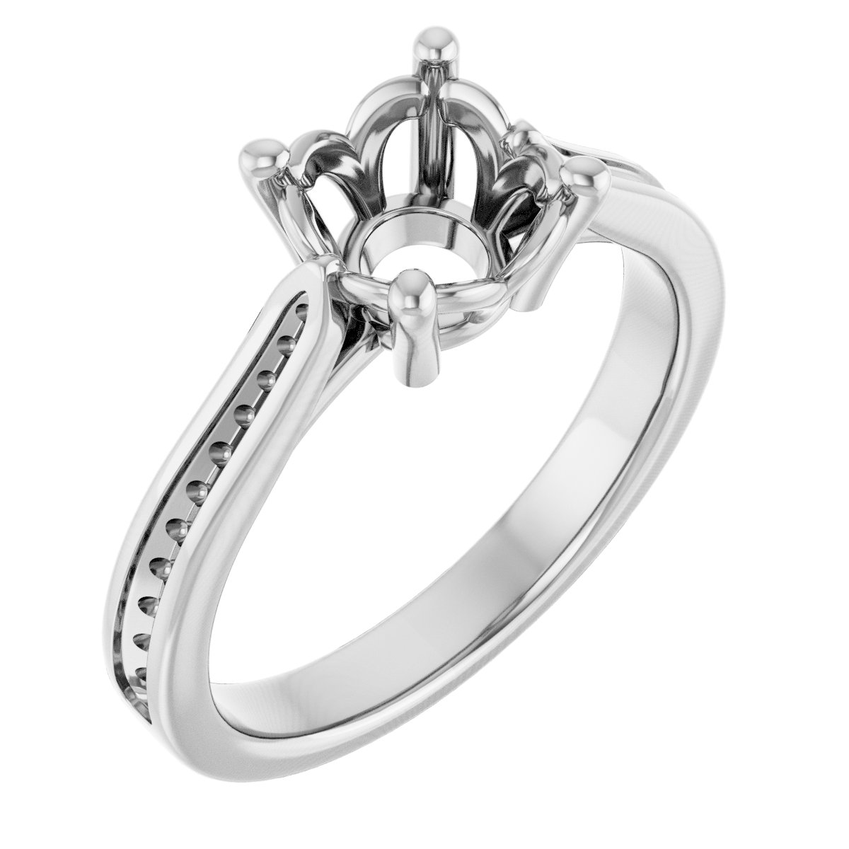 Accented Engagement Ring