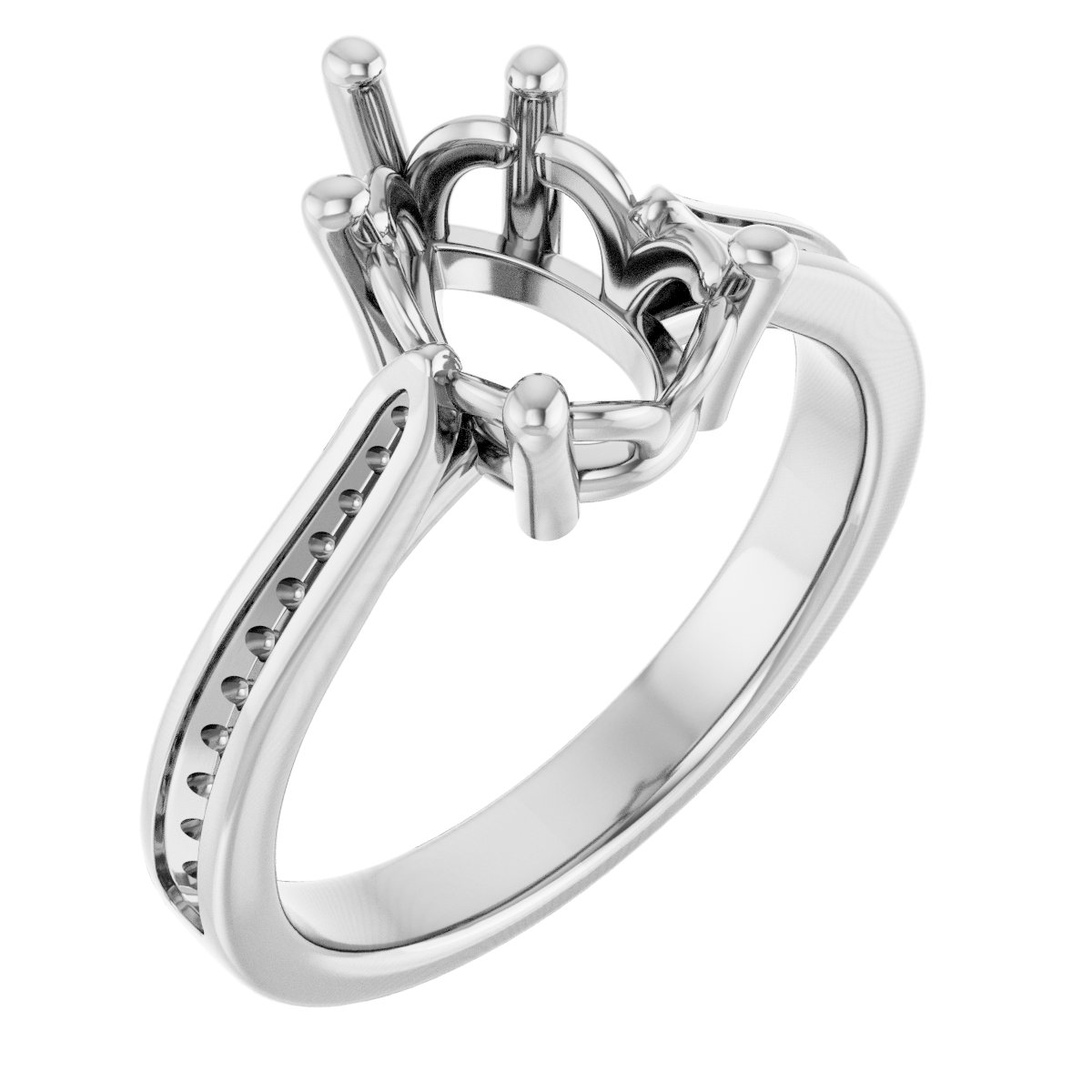 Accented Engagement Ring
