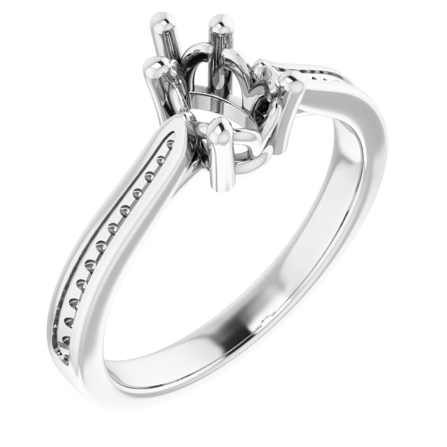 Accented Engagement Ring