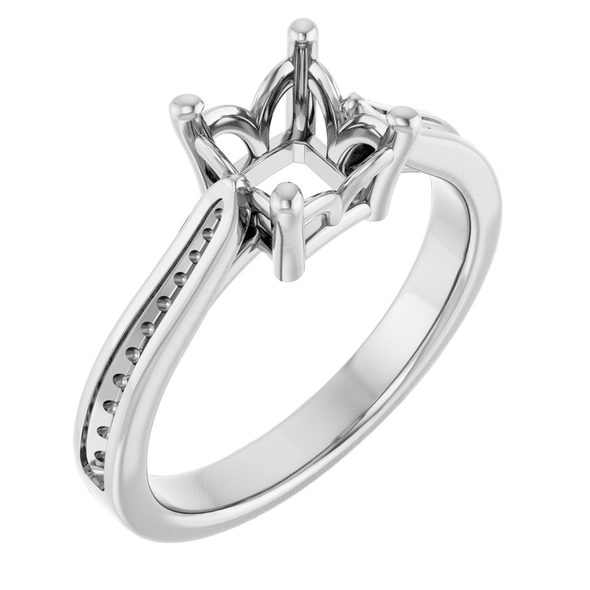 Accented Engagement Ring