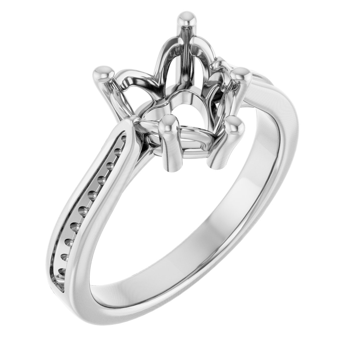 Accented Engagement Ring