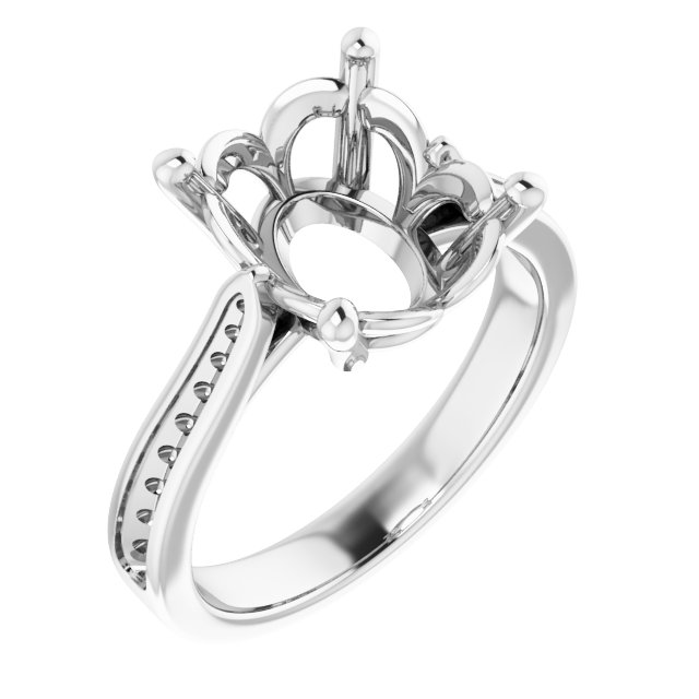 Accented Engagement Ring
