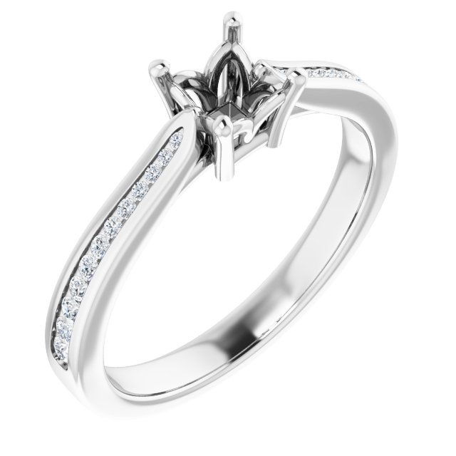14k White Gold