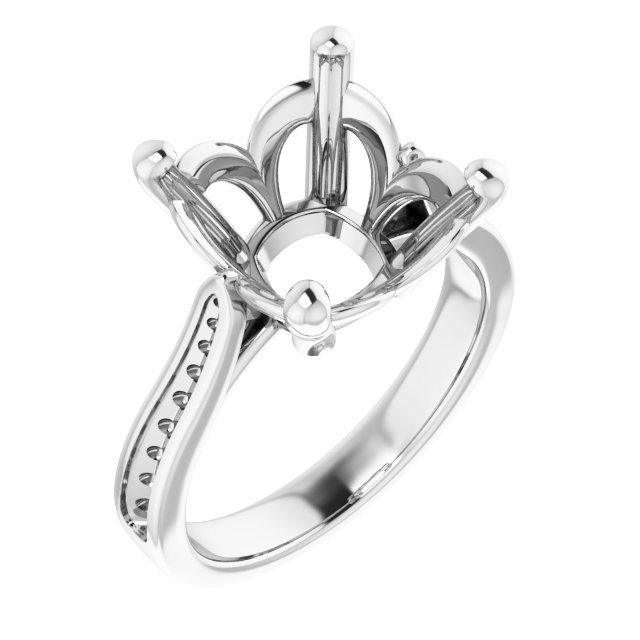 Accented Engagement Ring