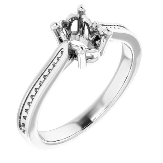 Accented Engagement Ring