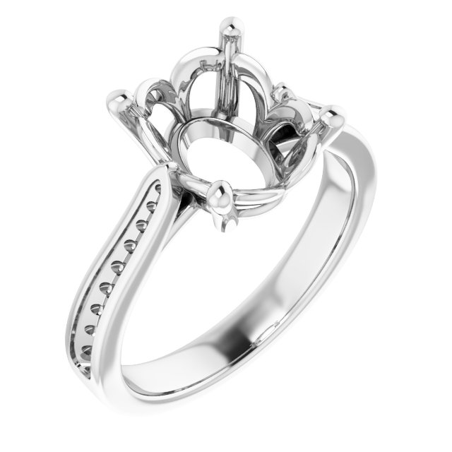 Accented Engagement Ring