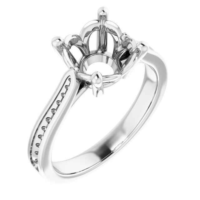 Accented Engagement Ring