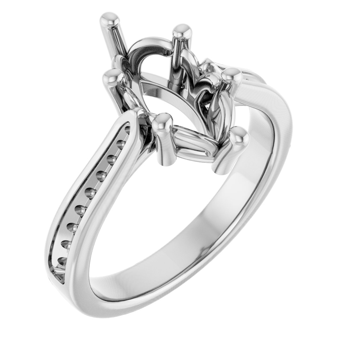Accented Engagement Ring