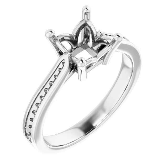 Accented Engagement Ring