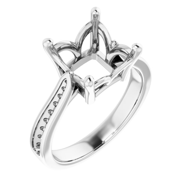 Accented Engagement Ring