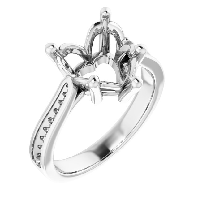 Accented Engagement Ring